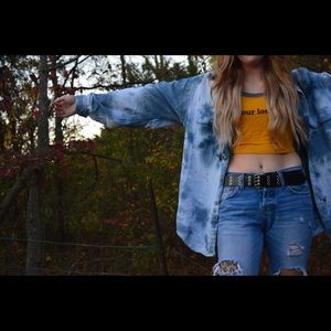 ✨ Over Sized Denim Button-Down ✨